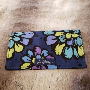 Vera Bradley checkbook cover purple & blue